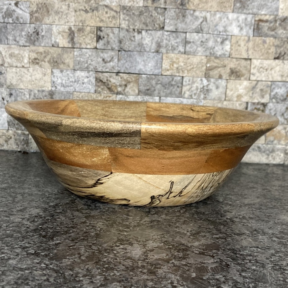 Handmade 8 3/4" Sycamore Wood Bowl